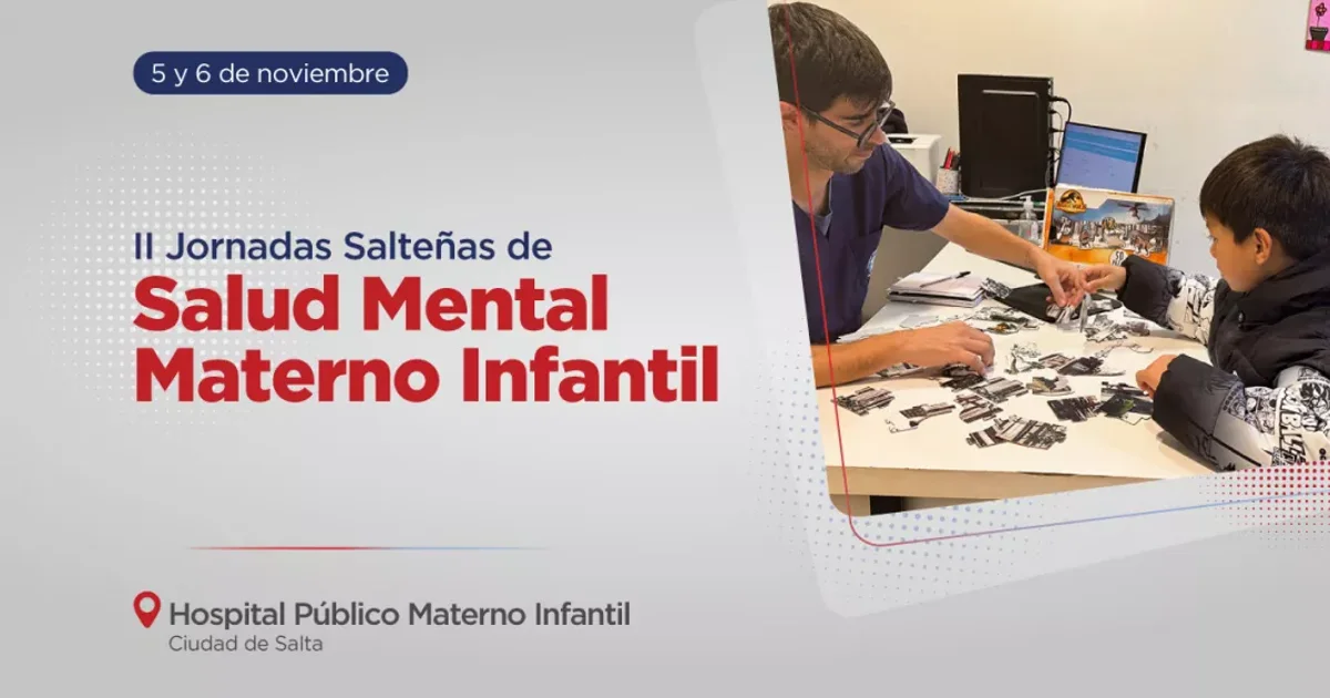 Official photo: En noviembre se realizará las II Jornadas Salteñas de Salud Mental Materno Infantil