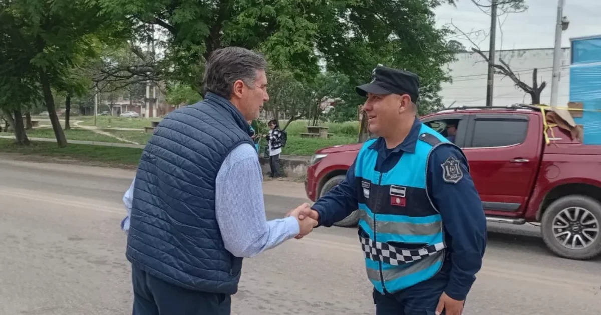 Official photo: Supervisaron el trabajo preventivo y operativo de la Sección Seguridad Vial en Tartagal