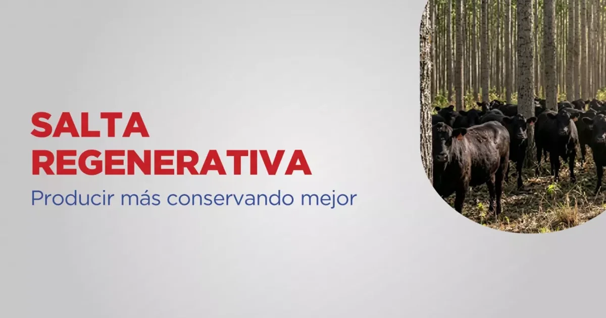 Foto oficial: En noviembre se realizará una jornada sobre producción regenerativa en Salta