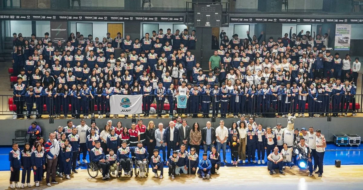 Foto oficial: Más de 300 jujeños representarán a la provincia en los Juegos Nacionales Evita