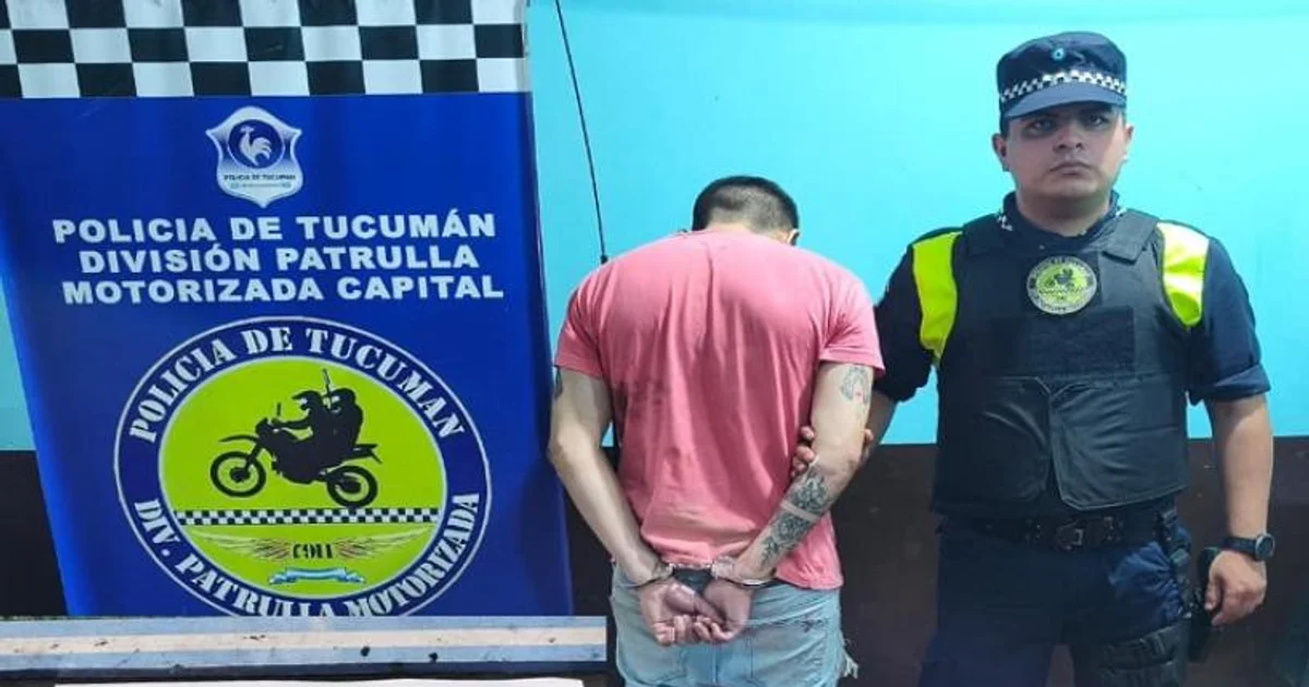 Official photo: Detienen a un hombre que intentó robar una moto y escapó por los techos en Pueyrredón y Matheu