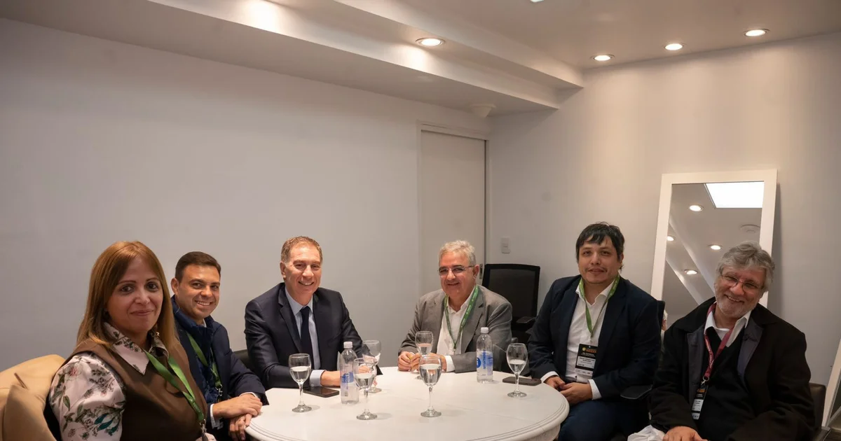 Diego Santilli se reunió con el gobernador Raúl Jalil