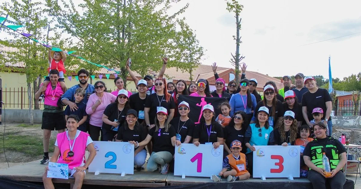 Foto oficial: Se realizó la tercera edición de la maratón El Aluén Corre en 28 de Noviembre