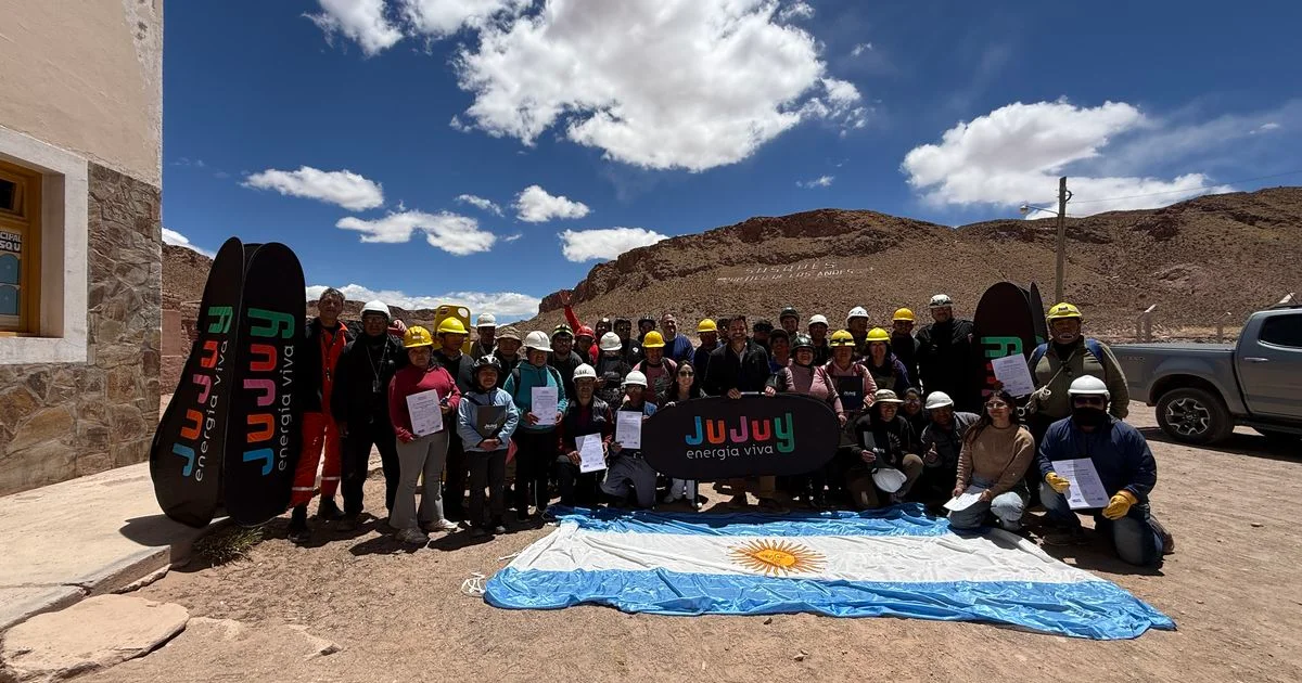 Official photo: El curso de socorrismo WFR cerró en Susques con entrega de certificados