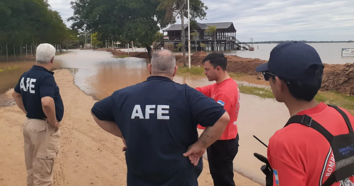 La AFE coordina acciones en Corrientes y Chaco ante la crecida del Río Paraná