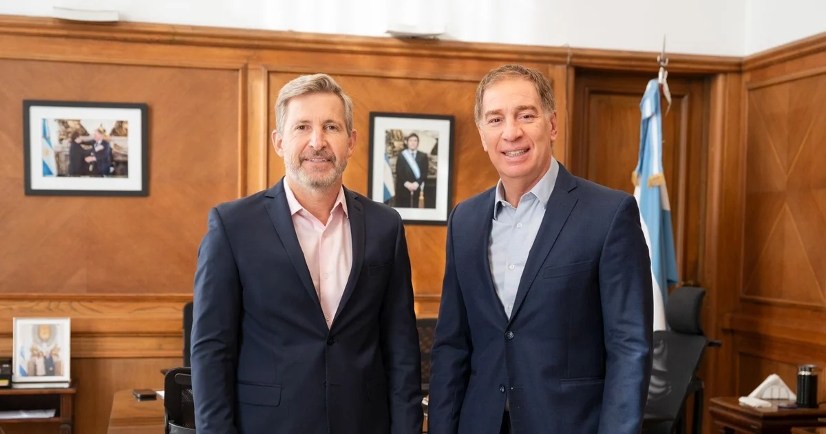 Santilli se reunió con el gobernador Frigerio en Casa Rosada