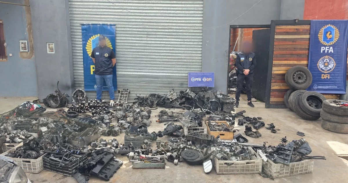 The DFI seized over a thousand auto parts being sold illegally in the western conurbation area