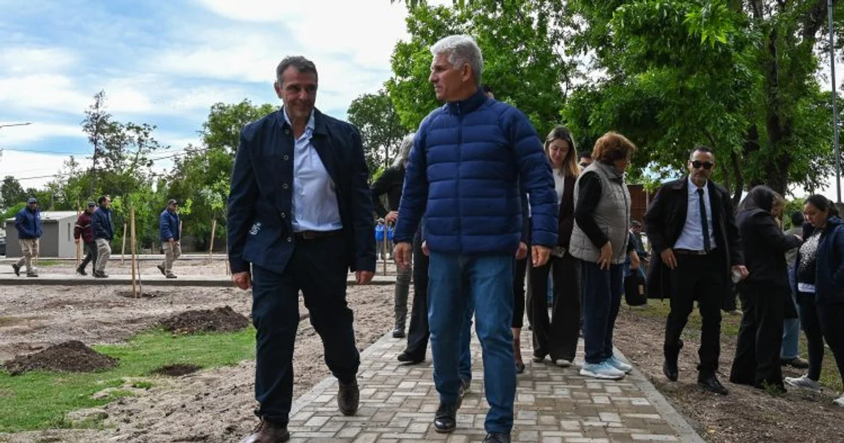 Official photo: Concarán: avanzan las obras de sendas y espacios recreativos en el predio del ferrocarril