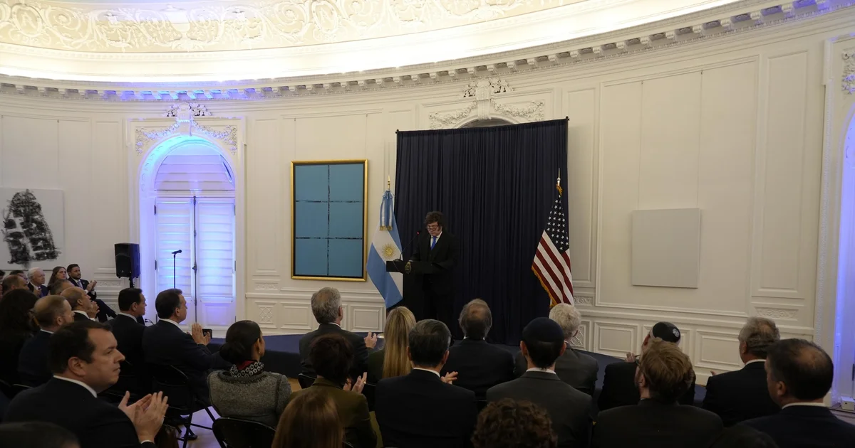 President Javier Milei's speech at the event "Expanding the Frontiers of Memory: Hemispheric Dialogue on the Holocaust and the Fight Against Antisemitism" at the Argentine Embassy in the United States