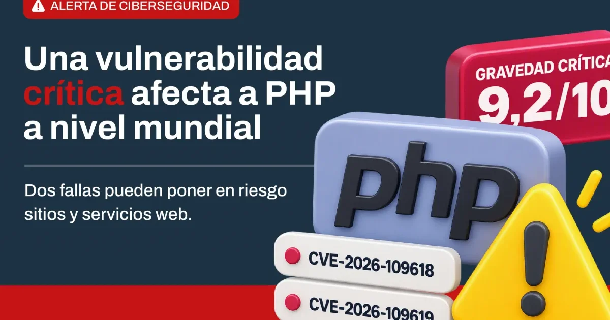 Alerta por vulnerabilidades críticas en PHP