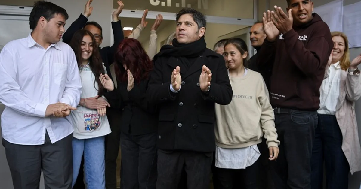 Foto oficial: Kicillof inauguró el nuevo Centro de Formación Integral N°1
