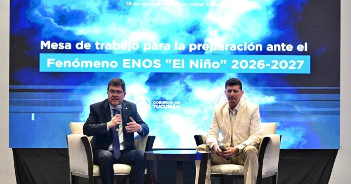 Foto oficial: Tucumán avanza en la planificación preventiva ante el fenómeno El Niño