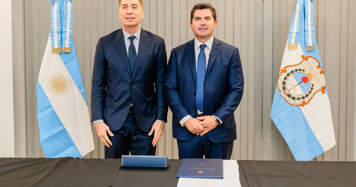Santilli con Orrego en San Juan